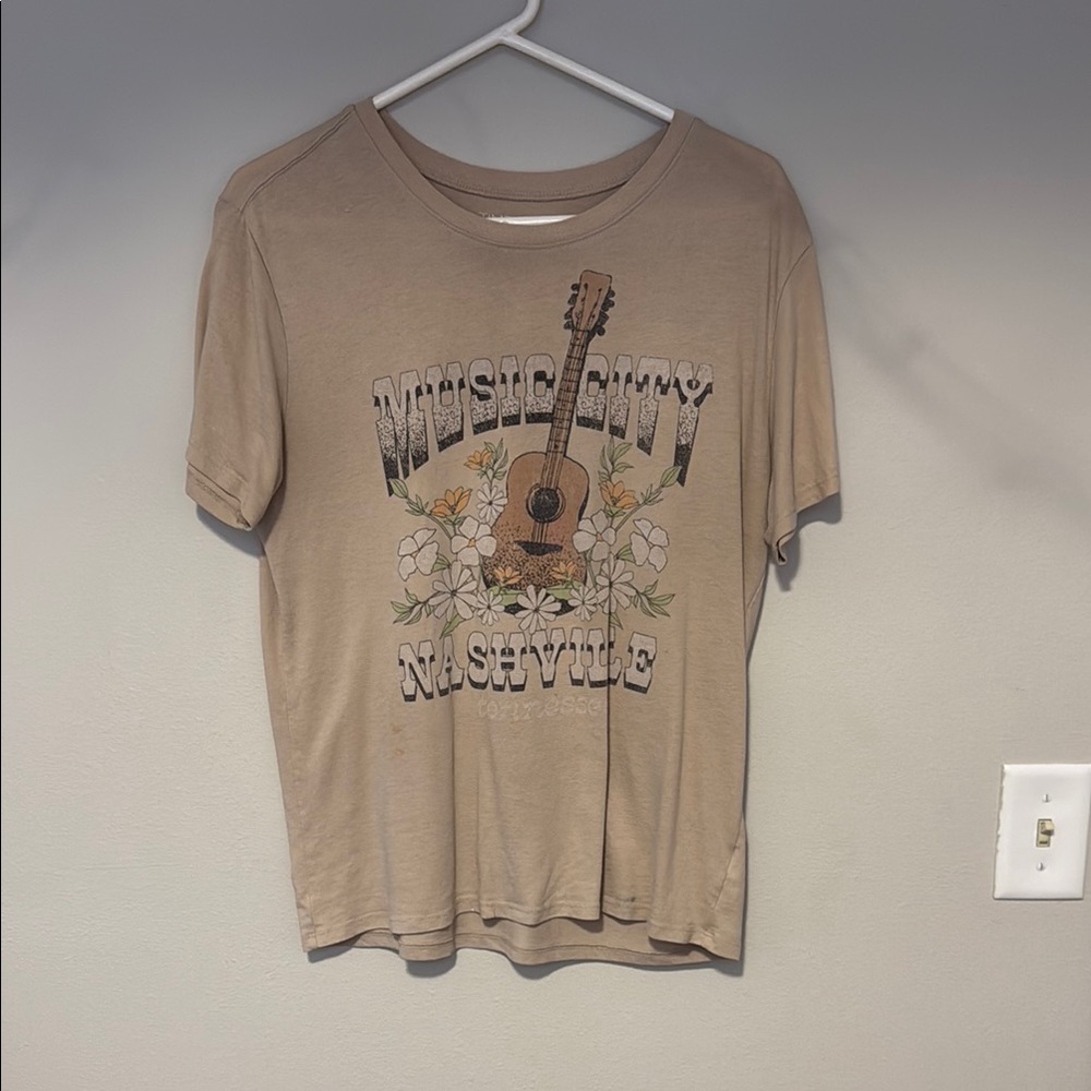 Time and Tru Beige T-Shirt